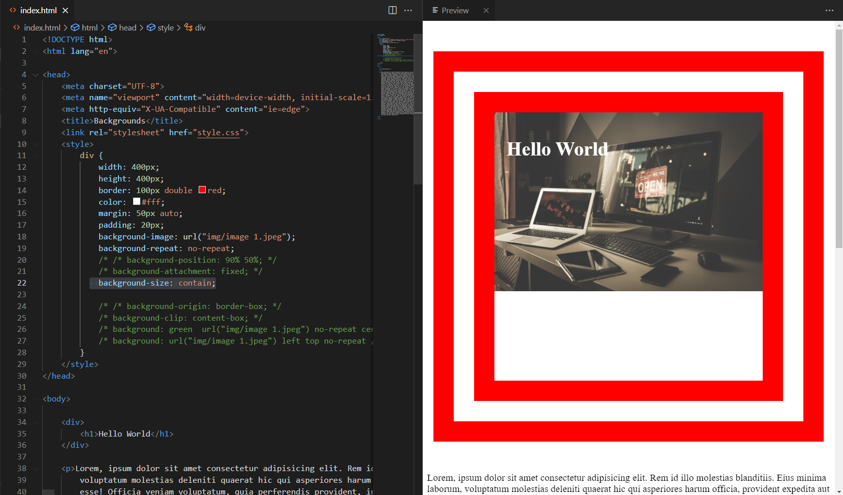 background-size-contain